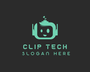 Educational Tech Bot logo design