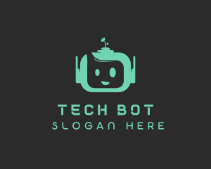 Educational Tech Bot logo design