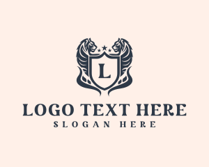 Law Firm - University Lion Crest logo design