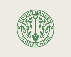 Garden Shovel Landscaping logo design