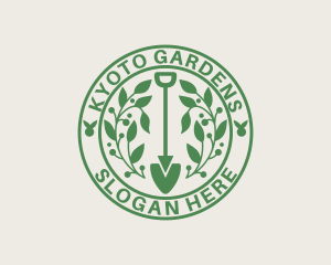 Garden Shovel Landscaping logo design