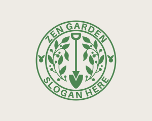 Garden Shovel Landscaping logo design