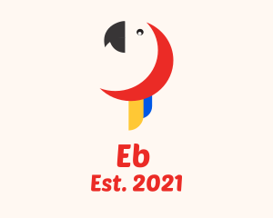 Zoo - Minimalist Parrot Head logo design