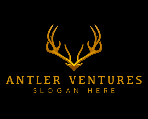 Antler - Deer Antler Horn logo design