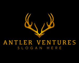 Deer Antler Horn logo design