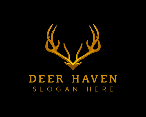 Deer Antler Horn logo design