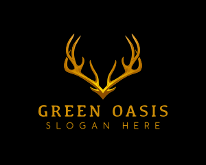 Deer Antler Horn logo design