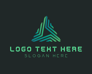Telecommunication - Triangle Tech Company logo design