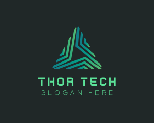 Triangle Tech Company logo design