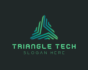 Triangle Tech Company logo design