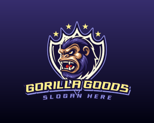 Gorilla Shield Gaming logo design