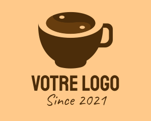Latte - Yinyang Coffee Mug logo design