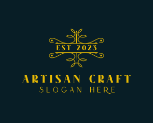 Needle Artisan Knitting logo design