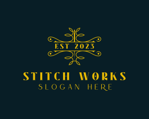 Needle Artisan Knitting logo design