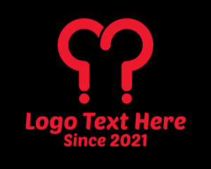 Research - Love Quiz Question logo design