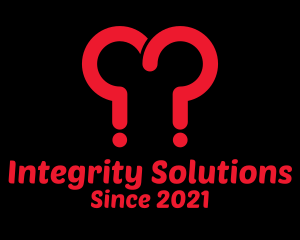 Investigation - Love Quiz Question logo design
