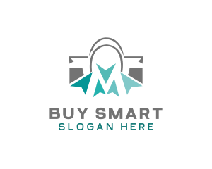 Purchase - Shopping Bag Market logo design