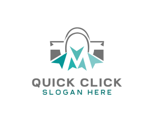 Click - Shopping Bag Market logo design