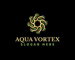 Eco Vortex Motion logo design