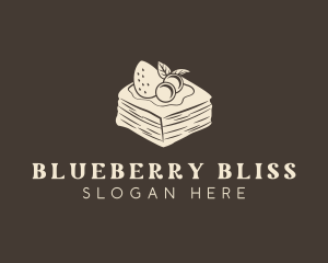 Blueberry - Pastry Dessert Baker logo design