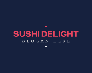 Sushi Bar - Modern Thick Apparel logo design