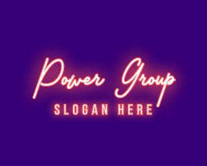 Neon Signature Light Logo