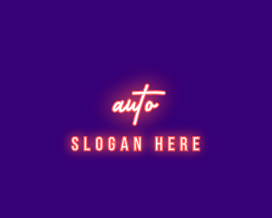 Neon Signature Light Logo