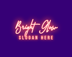 Light - Neon Signature Light logo design