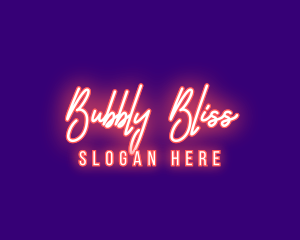 Neon Signature Light logo design