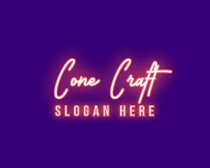 Neon Signature Light logo design