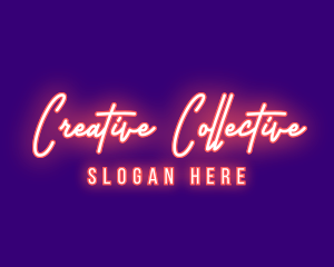 Neon Signature Light logo design