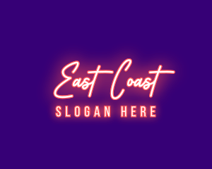 Neon Signature Light logo design