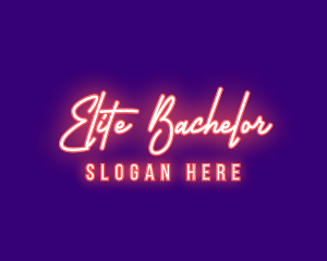 Neon Signature Light logo design