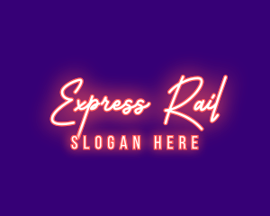 Neon Signature Light logo design