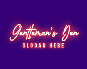 Neon Signature Light logo design