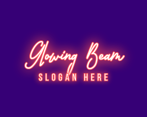 Light - Neon Signature Light logo design