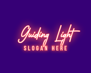 Neon Signature Light logo design