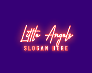 Neon Signature Light logo design