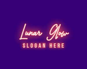 Neon Signature Light logo design