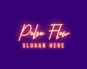 Neon Signature Light logo design