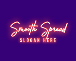 Neon Signature Light logo design