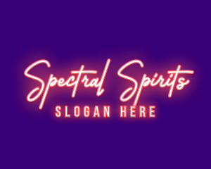 Neon Signature Light logo design