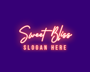 Neon Signature Light logo design