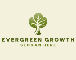 Tree Planting Growth logo design