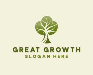 Tree Planting Growth logo design