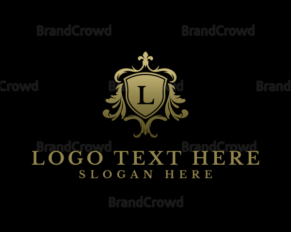 Premium Ornate Crest Shield Logo
