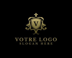 Wealth - Premium Ornate Crest Shield logo design