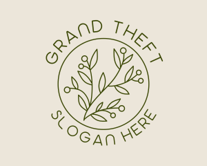 Garden - Organic Plant Garden logo design