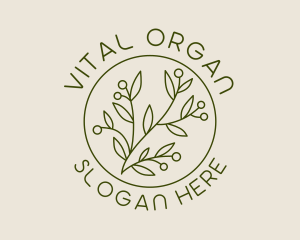 Organic Plant Garden  logo design