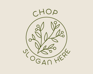 Eco Friendly - Organic Plant Garden logo design